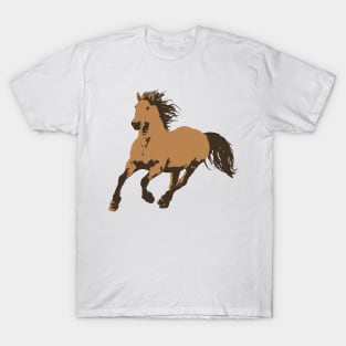 Horse gallop gift idea present T-Shirt